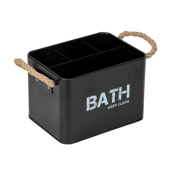 Crni organizator za kupaonicu s 4 pretinca Wenko Gara-image-4