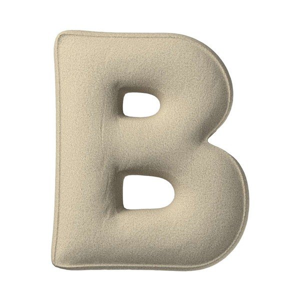 Dječji jastuk Letter B - Yellow Tipi