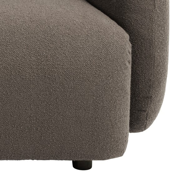 Siva/smeđa kutna garnitura od bouclé tkanine (s lijevim kutom) Imola – Bonami Selection-image-4