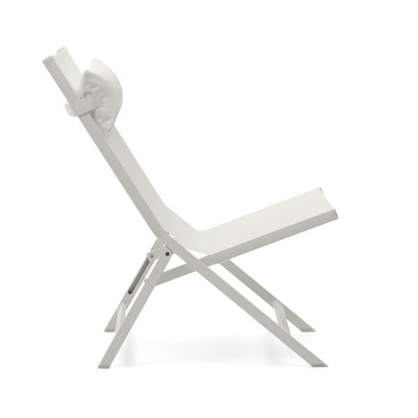 Bijela metalna vrtna fotelja Canutells – Kave Home-image-4