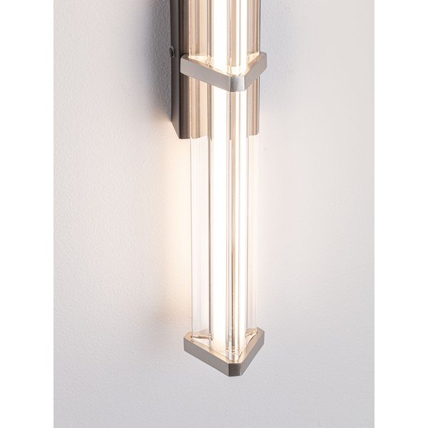 Mat crna/u mat srebrnoj boji metalna LED zidna lampa s mogućnosti zatamnjivanja Pheme – Nova Luce-image-2