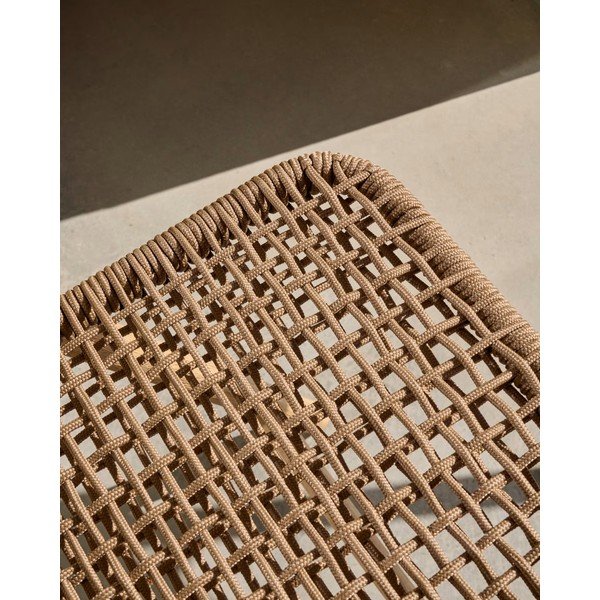 Smeđa/u prirodnoj boji vrtna stolica od masivnog drveta Dandara – Kave Home-image-3