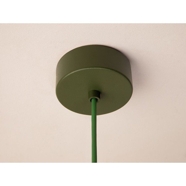 Zelena metalna viseća svjetiljka ø 30 cm Ori – Micadoni -image-4