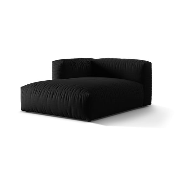 Crna modularna sjedeća garnitura (s lijevim kutom) Martina – Micadoni Home-image-2