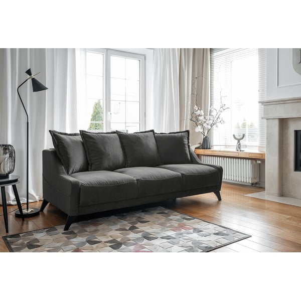 Tamnosiva baršunasta sofa Miuform Royal Rose-image-3