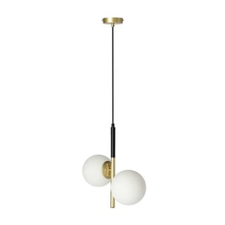Visilica zlatne boje sa staklenim sjenilom 32,5x15 cm Duo - Candellux Lighting