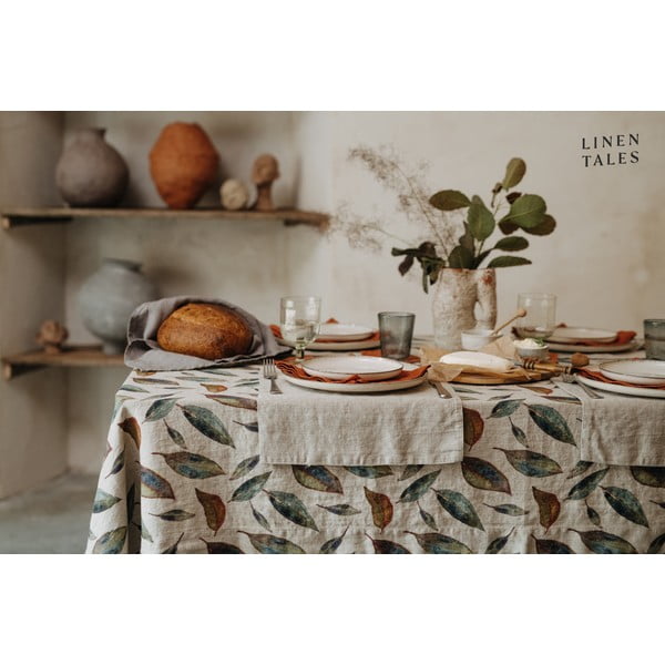 Bež lanena prostirka Linen Tales, 35 x 45 cm-image-1