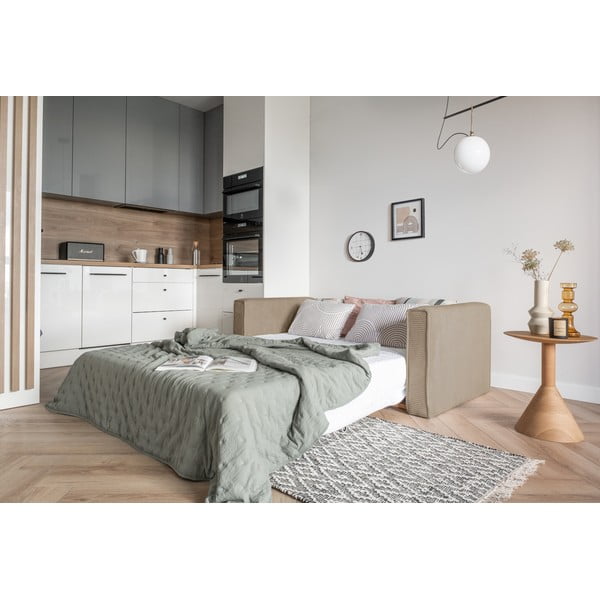 Bež kauč na razvlačenje 168 cm Lucky Lucy - Miuform-image-3