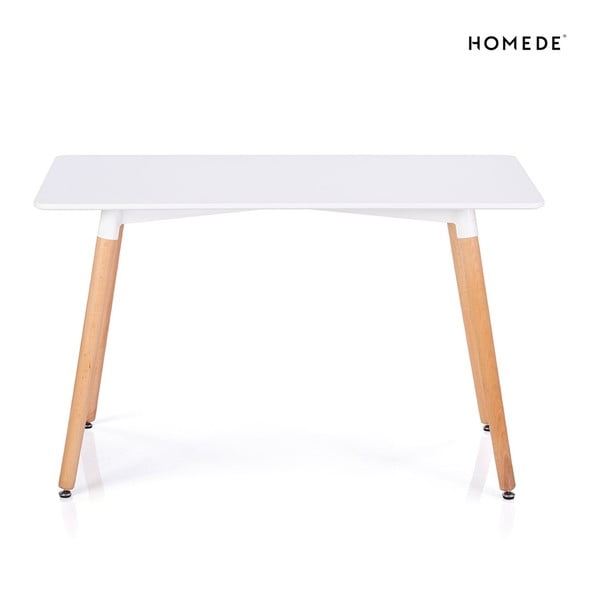 Blagovaonski stol s bijelom pločom stola 80x120 cm Elle – Homede-image-2