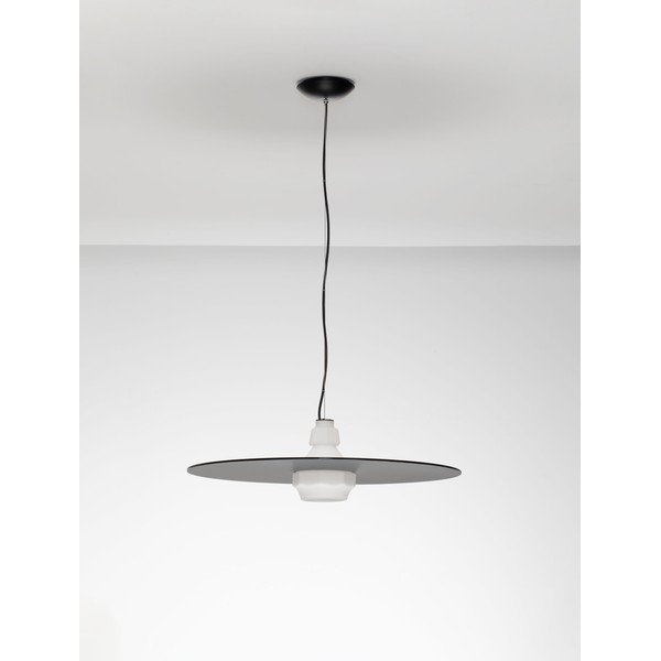 Mat crna željezna viseća svjetiljka ø 60 cm Lora – Nova Luce-image-4