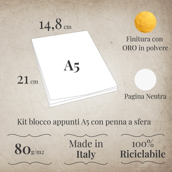 A5 notes s olovkom 50 stranica Colorful – Kartos-image-2