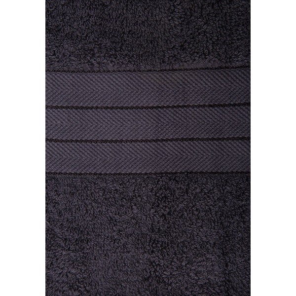 Antracitno sivi pamučni ručnici u setu 4 kom od frotira 50x100 cm – Good Morning-image-3