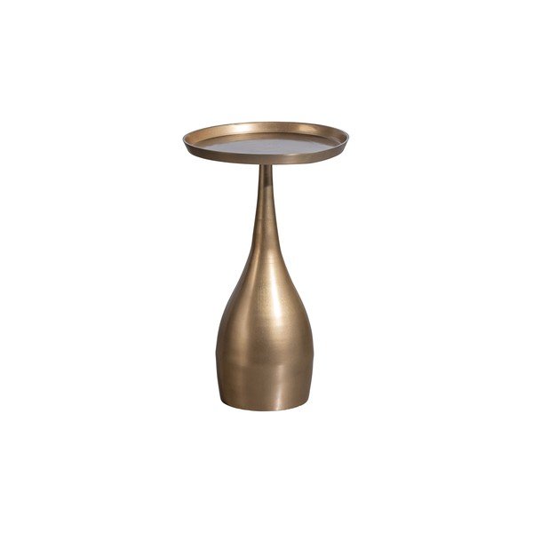 Metalni okrugao pomoćni stol 33x33 cm Cone – BePureHome