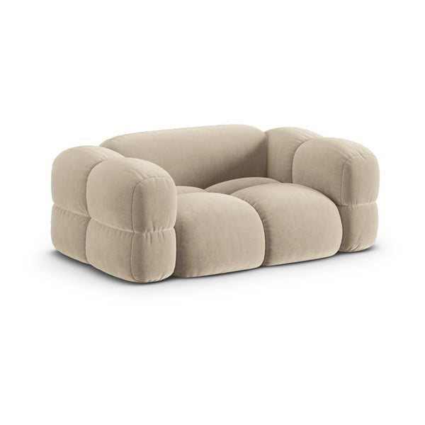 Bež baršunasti sofa 180 cm Loretto – Cosmopolitan Design-image-2