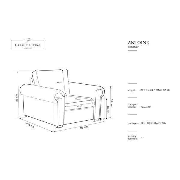 Bež stolica Windsor & Co Sofas Hermes-image-2