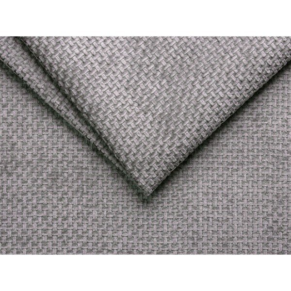 Sivi tapecirani bračni krevet bez uzglavlja 140x200 cm Whale – Micadoni -image-3