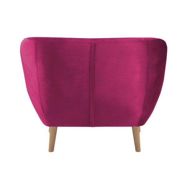 Ružičasta fotelja Mazzini Sofas Amelie-image-3