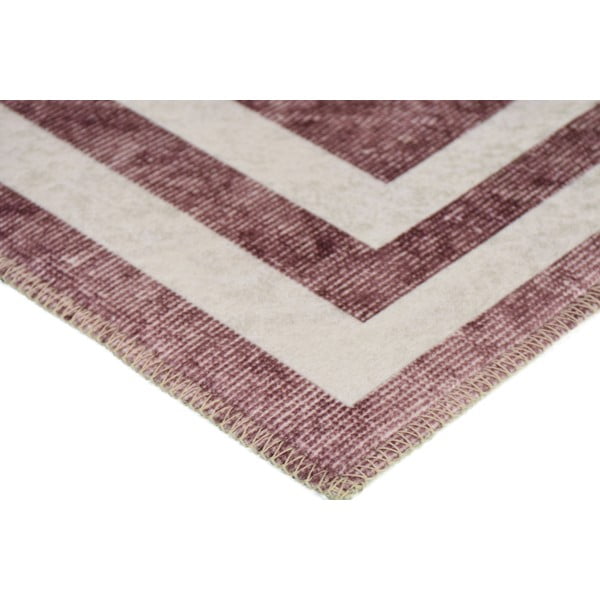 Crveni perivi tepih 180x120 cm - Vitaus-image-2