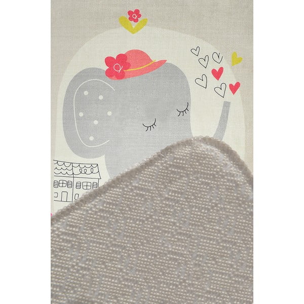 Dječji protuklizni tepih Conceptum Hypnose Elephants Bike, 140 x 190 cm-image-2