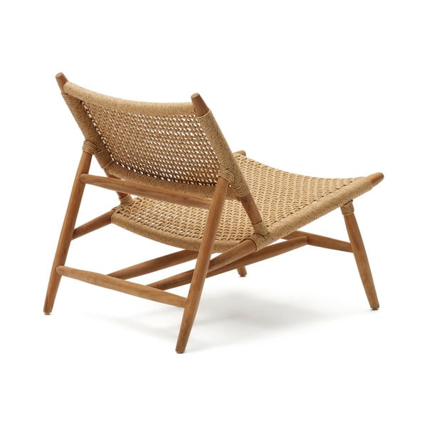 Drvena vrtna stolica u prirodnoj boji Codolar - Kave Home-image-3