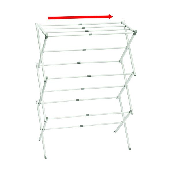 Bijela sušilica za rublje na 3 kata iDesign Brezio, 75 x 38 cm-image-3