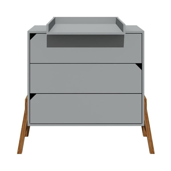 Siva komoda s 3 ladice BELLAMY Lotta-image-2