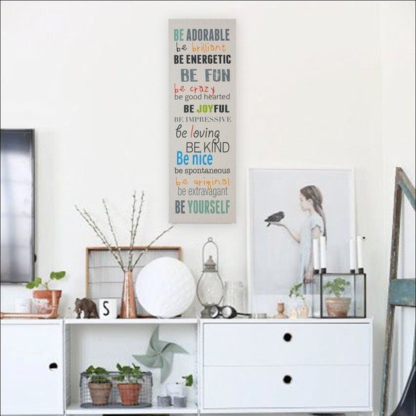 Slika na platnu Really Nice Things Be Adorable, 30 x 90 cm-image-1