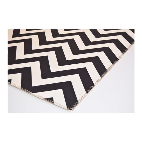 Crno bijeli tepih Vitaus Ryan, 80 x 150 cm-image-2