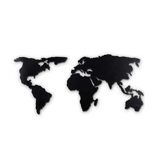 Metalna zidna dekoracija World Map XL