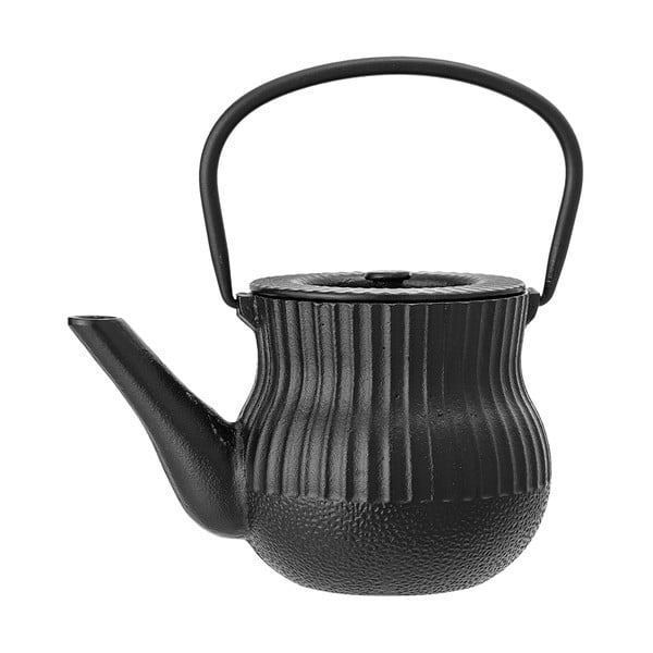 Crni čajnik od lijevanog željeza Bloomingville Luca, 850 ml