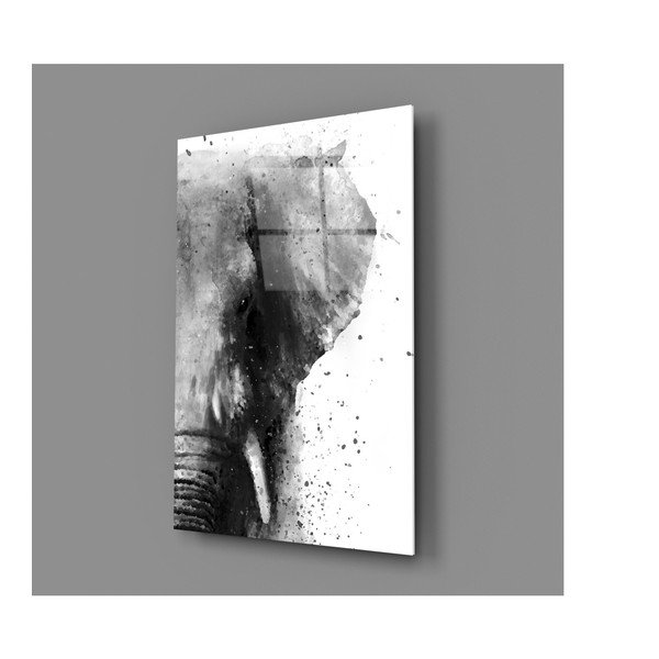 Staklena slika insigne slon, 46 x 72 cm-image-3