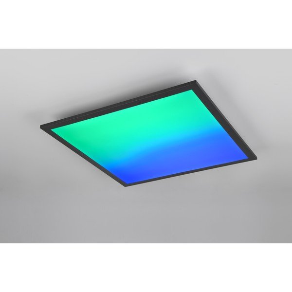 Crna LED stropna svjetiljka 44.5x44.5 cm Beta – Reality-image-3