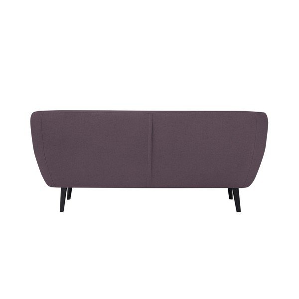 Ljubičasta dvosjeda sa smeđim nogama Mazzini Sofas Pijemont-image-1