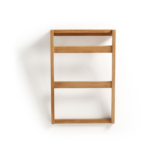 Zidni držač za ručnike od tikovine Kave Home Sunday-image-2