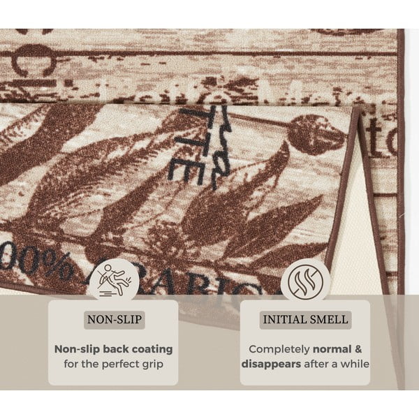 Smeđi kuhinjski tepih Hanse Home Delicious Coffee, 67 x 180 cm-image-4