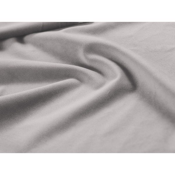 Tapecirani krevet s prostorom za odlaganje s podnicom 90x200 cm u srebrnoj boji Jodie – Micadoni -image-4