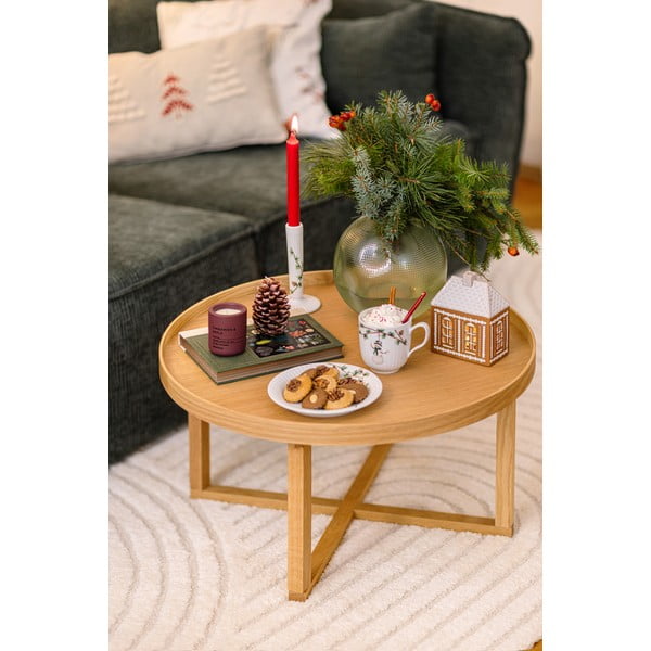 Zelena staklena vaza Hübsch Sole, visina 20 cm-image-3