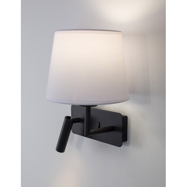 Bijela/mat crna zidna lampa aluminijska sa savitljivom konstrukcijom Savona – Nova Luce-image-1