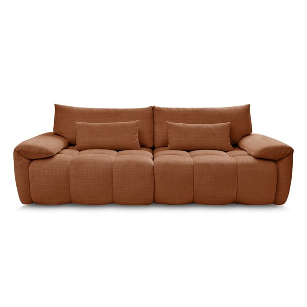Ciglasta sofa od šenila 264 cm Ivane – Bobochic Paris