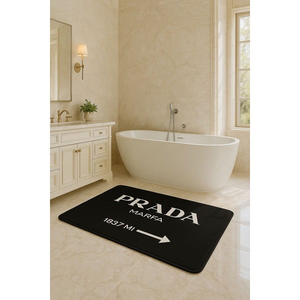 Crne od samta kupaonske prostirke u setu 2 kom 60x100 cm Prada – Mila Home-image-2