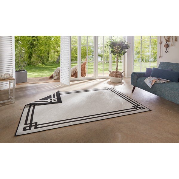 Crno-krem vanjski tepih NORTHRUGS Manito, 200 x 290 cm-image-2