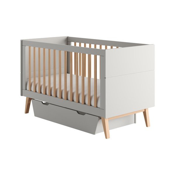 Sivi dječji krevet 70x140 cm Swing – Pinio-image-2