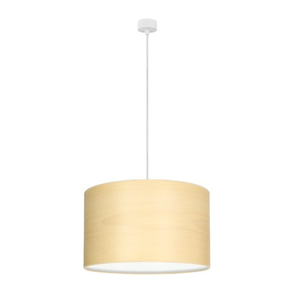 Stropna svjetiljka svijetle boje s bijelim kabelom Sotto Luce Tsuri