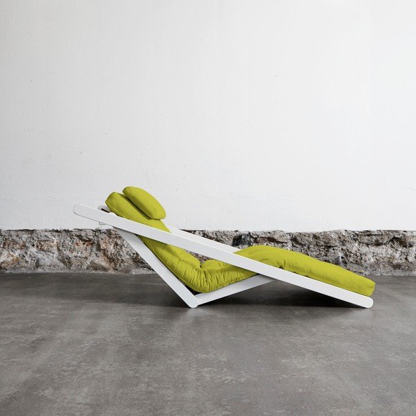 Varijabilna ležaljka Karup Figo White / Pistachio-image-1