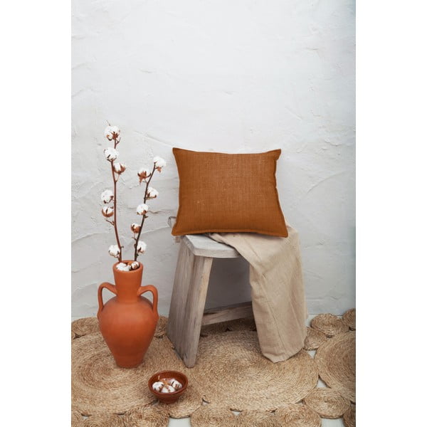 Narančasti jastuk Really Nice Things Terracota, 45 x 45 cm-image-1