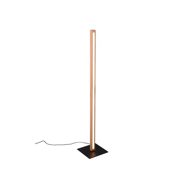 Crna/u prirodnoj boji LED stojeća svjetiljka (visina 115 cm) Bellari – Trio-image-3