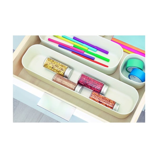 Bijela kutija za pohranu iDesign Eco, 9 x 36,5 cm-image-2