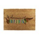 Otirač od kokosovih vlakana 40x60 cm Welcome Sausage Dog – Artsy Doormats