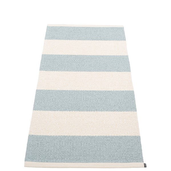 Svijetlo plava/krem unutarnja i vanjska staza 70x150 cm Bob Blue Fog – Pappelina