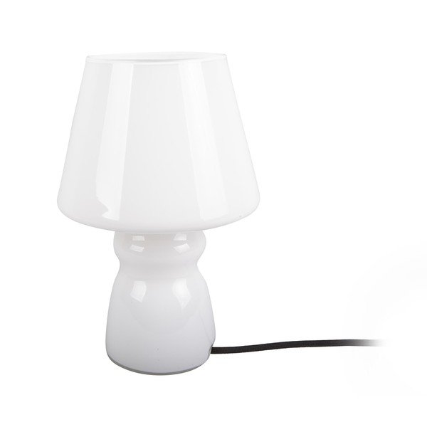 Bijela staklena stolna svjetiljka Leitmotiv Classic Glass Ø 16 cm-image-1